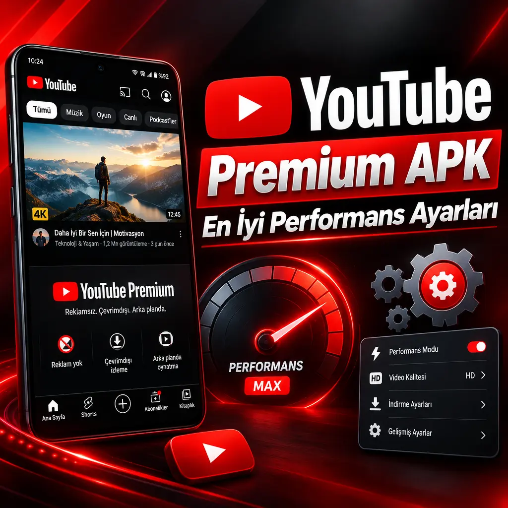 YouTube Premium APK Performansı İçin En İyi Ayarlar